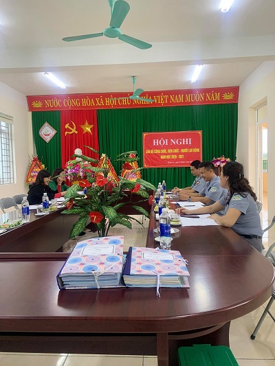 Kiểm tra An toàn thực phẩm bếp ăn trường học trên địa bàn huyện Hậu Lộc năm 2020