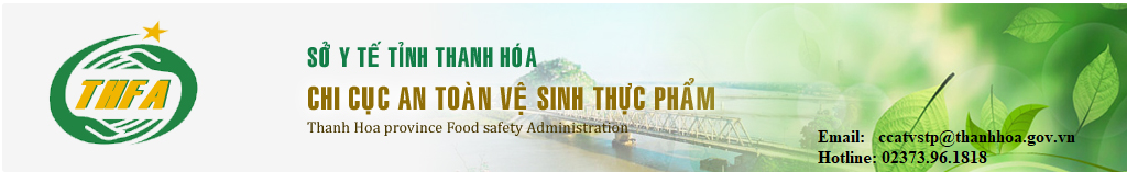 Chi cục An toàn vệ sinh thực phẩm Thanh Hóa